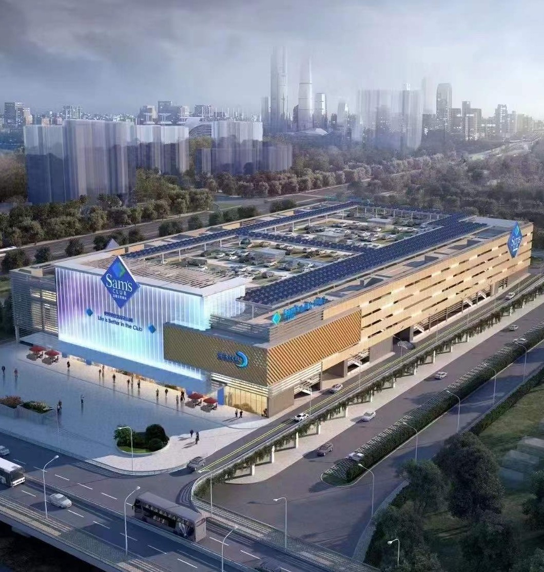 沃爾瑪山姆會(huì)員店電梯溫馨提示定制標(biāo)線(xiàn)貼